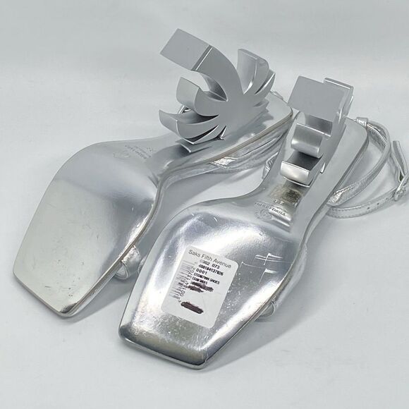 Palm Angels Palm metallic leather sandals size 38 - Picture 13 of 14